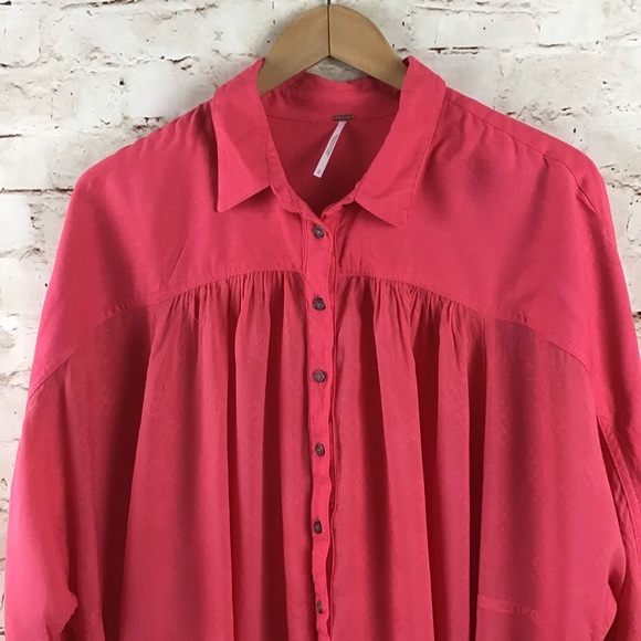 Free People Boho Top Size Large - Picture 2 of 6